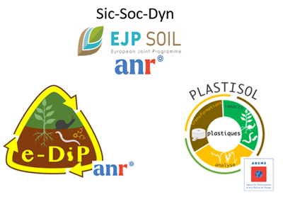 Logos : EJP Soil / e-DIP / PLASTISOL